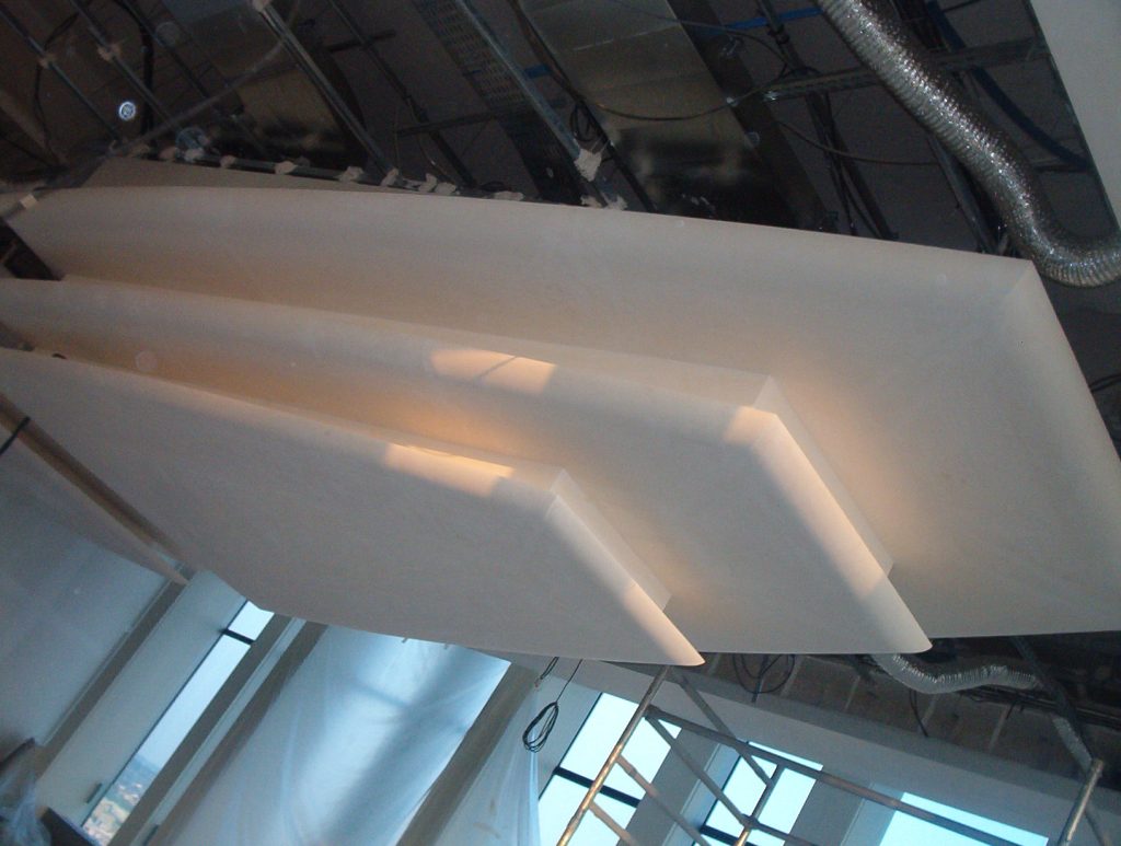 Plafond Staff forme Coque de bâteau
